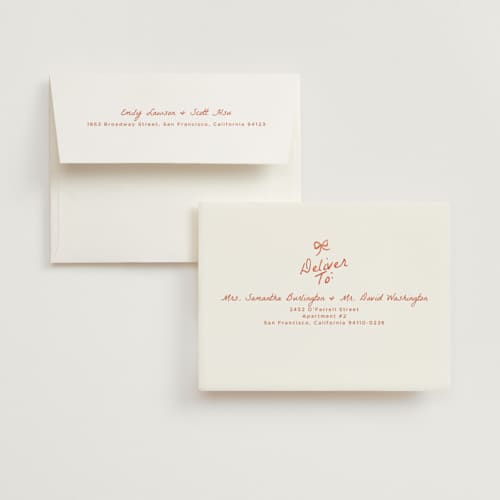 This is a rosette bridal shower thank you cards with standard by Vera Lim called bridalcake printing on strathmore in standard