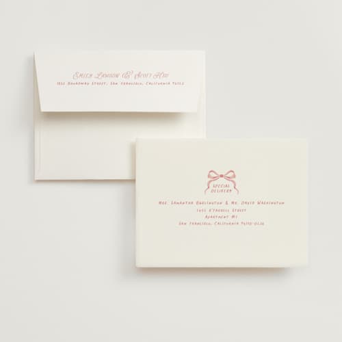 This is a flamingo bridal shower thank you cards with standard by chocomocacino called cupolini printing on strathmore in standard