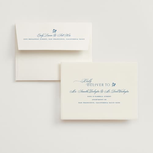 This is a coral bridal shower thank you cards with standard by Erin German called preppy printing on strathmore in standard