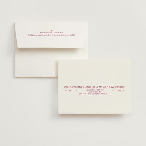 This is a azalea bridal shower thank you cards with standard by Tina Faselli called le cake printing on strathmore in standard