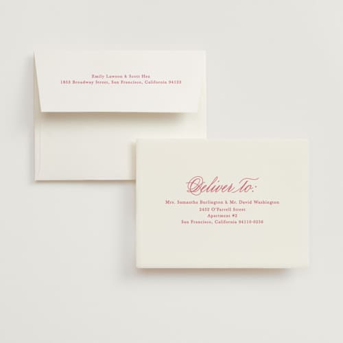 This is a flamingo bridal shower thank you cards with standard by Morgan Kendall called maximalist poppies printing on strathmore in standard