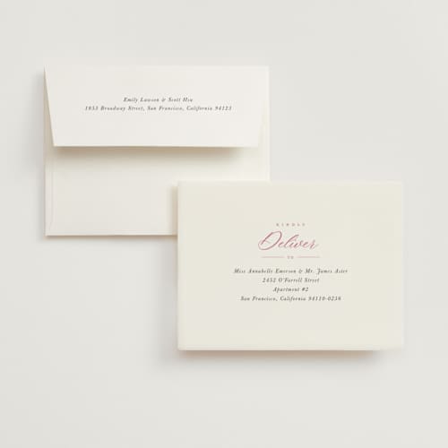 This is a petal bridal shower thank you cards with standard by lori jacobs wemple called magic flowers printing on strathmore in standard