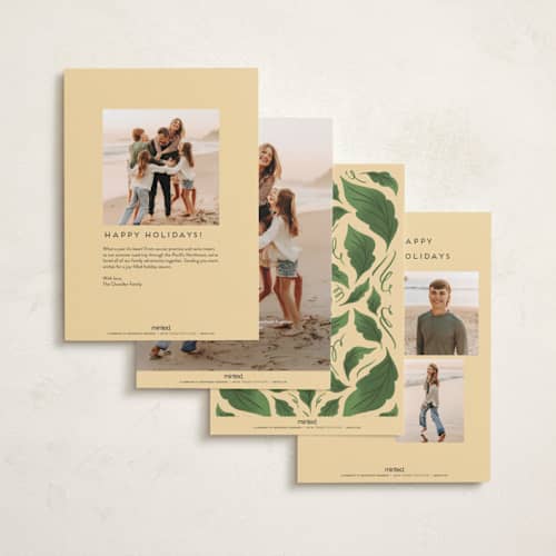 This is a green apple rosh hashanah cards with standard by Grae called bountiful sweetness printing on recycled smooth signature in standard