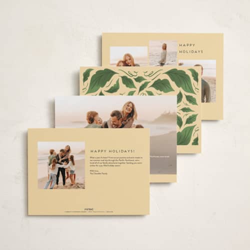 This is a green apple rosh hashanah cards with standard by Grae called bountiful sweetness printing on recycled smooth signature in standard