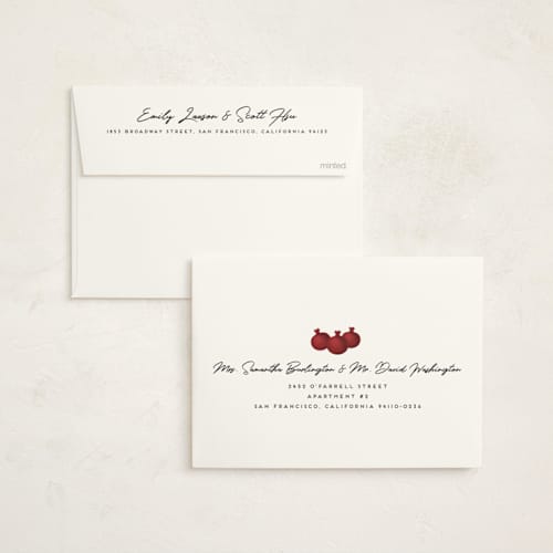 This is a evergreen rosh hashanah cards with standard by Jamie Alexander called shana tova printing on signature in standard