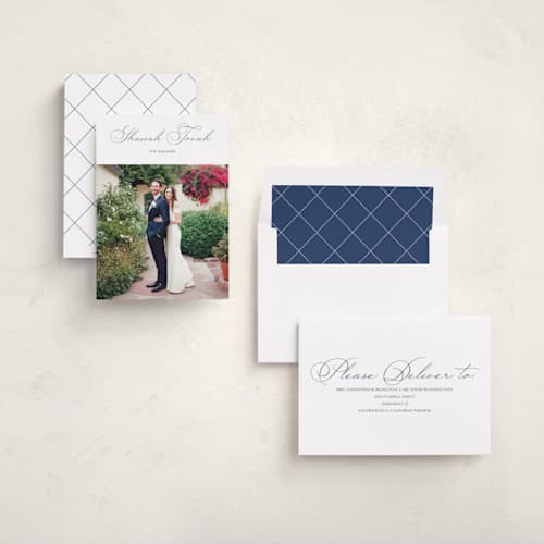 This is a midnight rosh hashanah cards with standard by Sarah Cohn called formal rosh hashanah printing on recycled smooth signature in standard