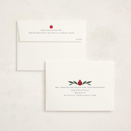 This is a navy rosh hashanah cards with standard by Cindy Reynolds called sweet new year printing on signature in standard