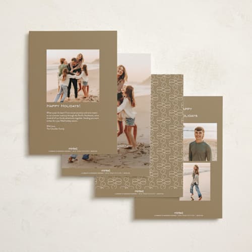This is a stone rosh hashanah cards with standard by Laura Bolter called classic l'shanah tovah printing on recycled smooth signature in standard