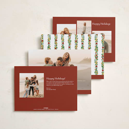 This is a bouquet rosh hashanah cards with standard by Sumak Studio called abundance printing on recycled smooth signature in standard