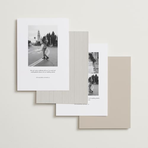This is a desert foil stamped save the date cards with foil pressed by Wildfield Paper Co called saguaro printing on recycled smooth signature in standard