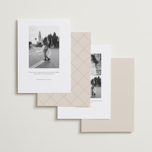 This is a pudding foil stamped save the date cards with foil pressed by Adelyn T. called thin marker printing on recycled smooth signature in standard