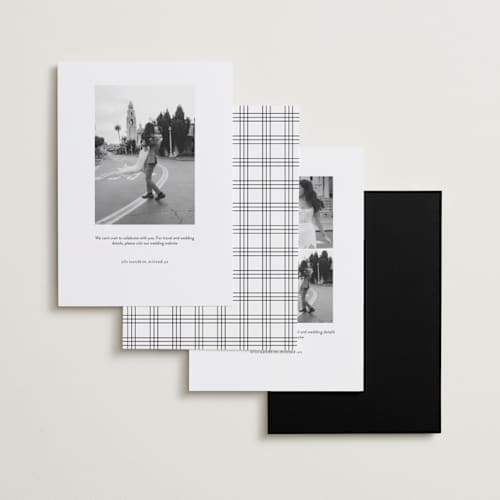 This is a sugar save the date with standard by Jessica Williams called photo booth printing on recycled smooth signature in standard