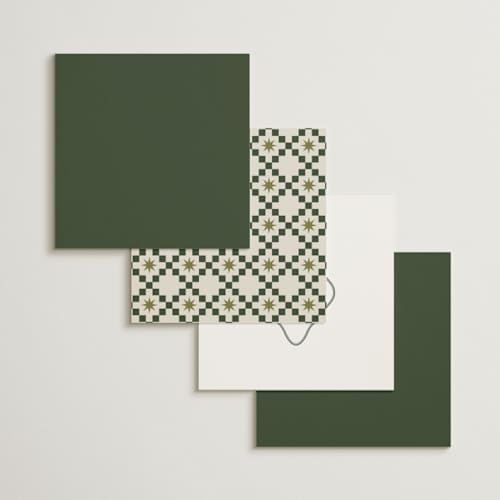 This is a evergreen save the date with standard by Kelly Watkins called emerson printing on signature in standard