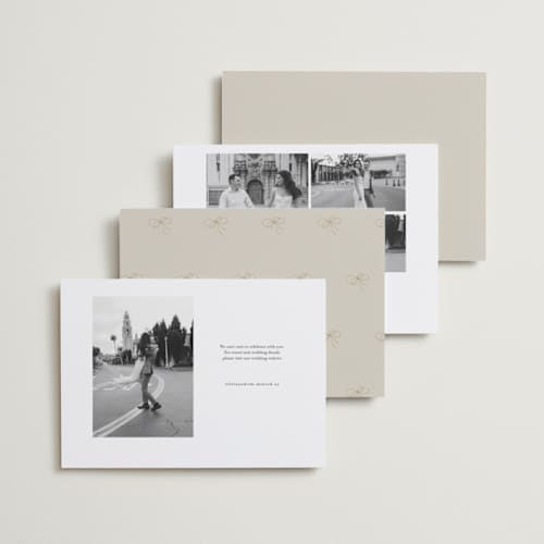 This is a sand save the date with standard by Kristin Oliversen called pure elegance printing on recycled smooth signature in standard