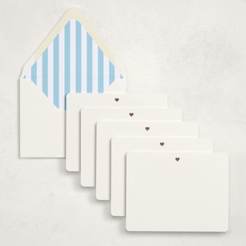 This is a love stationery set by mo kelley called a little heart (set of 10) in standard
