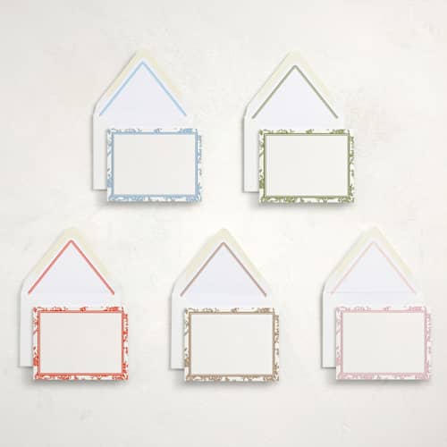 This is a multi stationery set by Jenna Holcomb called classic toile (set of 10) in standard