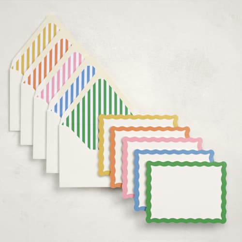 This is a multi stationery set by Pixel and Hank called color wave (set of 10) in standard