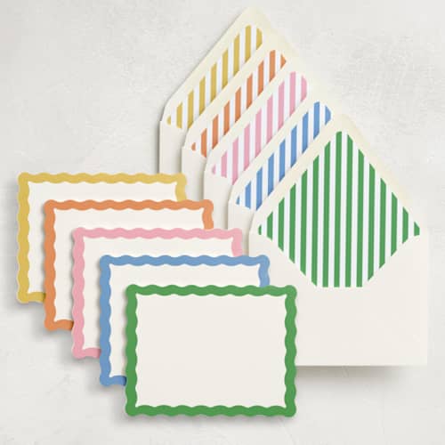 This is a multi stationery set by Pixel and Hank called color wave (set of 10) in standard