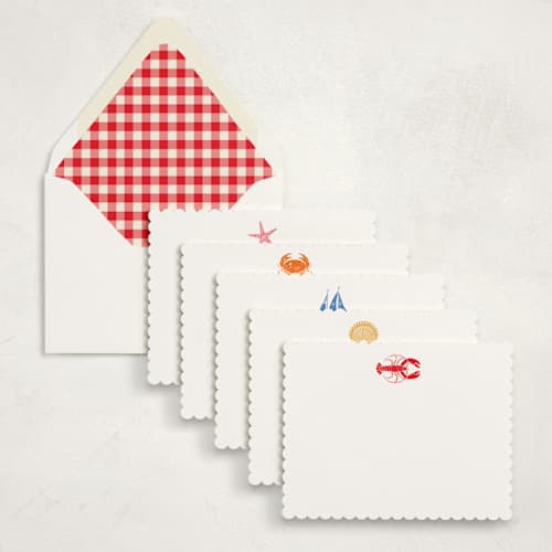 This is a multi stationery set by Pippa Shaw called east coast summer (set of 10) in standard