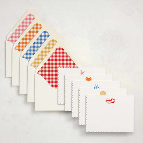 This is a multi stationery set by Pippa Shaw called east coast summer (set of 10) in standard