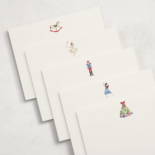 This is a multi stationery set by Sarah Knight called nutcracker notes (set of 10) in standard