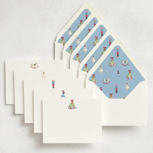 This is a multi stationery set by Sarah Knight called nutcracker notes (set of 10) in standard