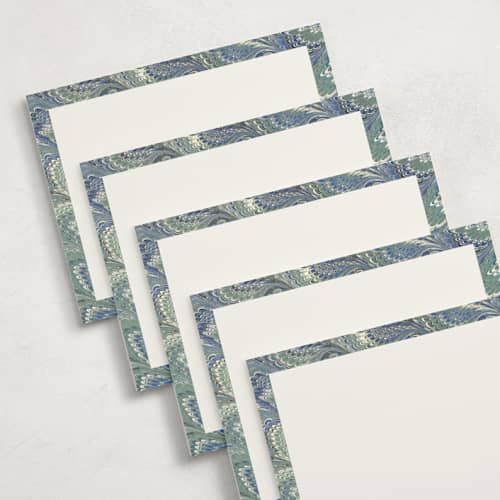 This is a venetian stationery set by Jenna Holcomb called marbled (set of 10) in standard