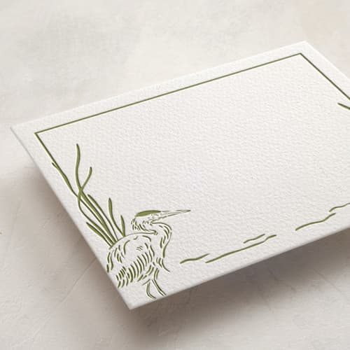 This is a marsh stationery set by Oscar and Emma - Karly Depew called marshland (set of 10) in standard