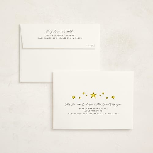 This is a electric kids thank you cards with standard by mo kelley called let’s dance printing on strathmore in standard