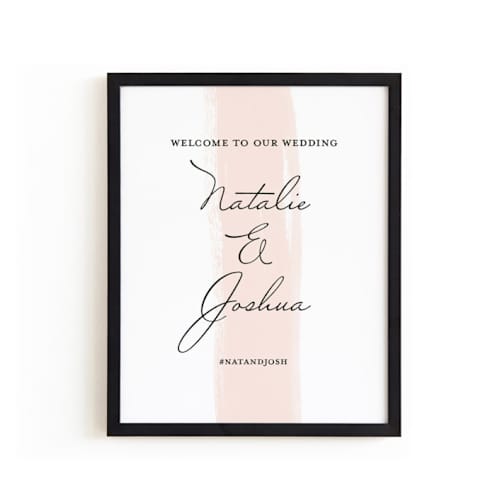 This is a black place card holders by Minted called black 16x20 in standard