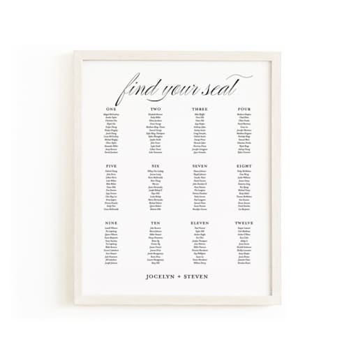 This is a pale maple place card holders by Minted called maple 16x20 in standard