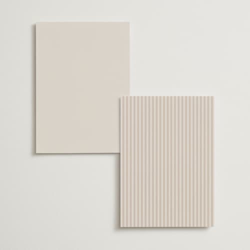 This is a linen table numbers with foil pressed by Kate Ahn called mirin printing on doublethick in standard