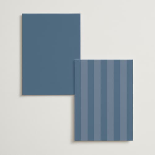 This is a cerulean table numbers with standard by Eric Clegg called modern romance printing on doublethick in standard