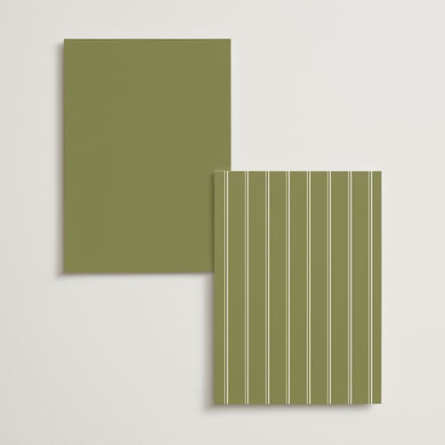 This is a olive table numbers with standard by Ellen Schlegelmilch called museo printing on doublethick in standard