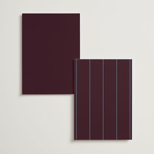 This is a plum table numbers with standard by Owl and Toad called sophisticate printing on doublethick in standard