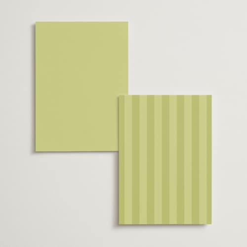 This is a chartreuse table numbers with standard by Everett Paper Goods called carlyle printing on doublethick in standard