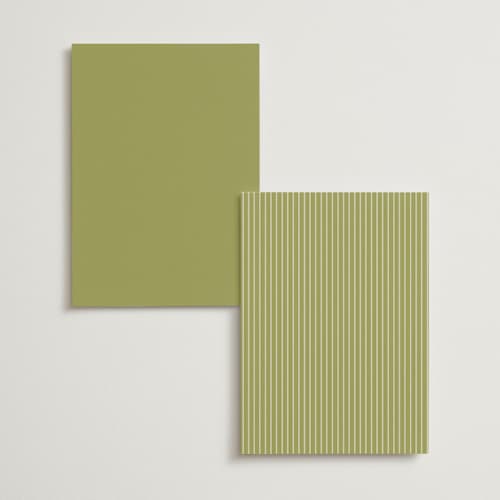 This is a olive table numbers with standard by Ellen Schlegelmilch called rory printing on doublethick in standard
