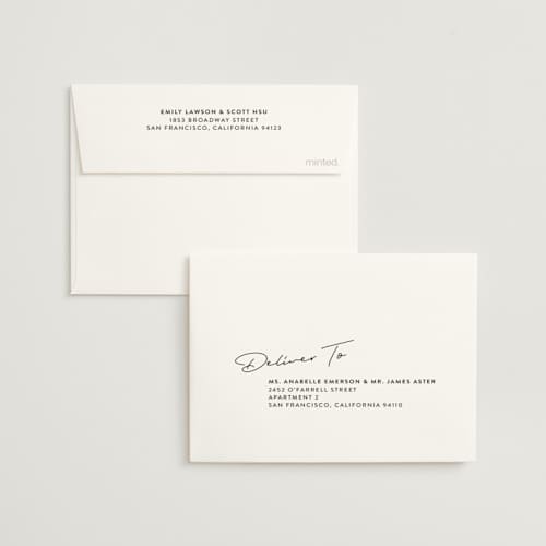This is a cloud wedding thank you cards with standard by Pine Street Creative called as if a dream printing on recycled smooth signature in standard