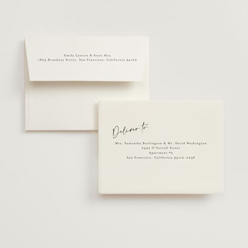 This is a snow wedding thank you cards with standard by Iveta Angelova called highlights printing on recycled smooth signature in standard