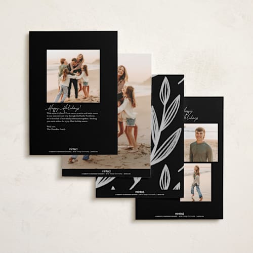 This is a ink thanksgiving cards invitations with standard by Blustery August called grateful hearts printing on recycled smooth signature in standard