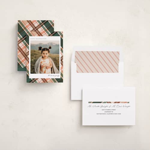 This is a gourd thanksgiving cards invitations with standard by Pixel and Hank called crisscrossed printing on recycled smooth signature in standard
