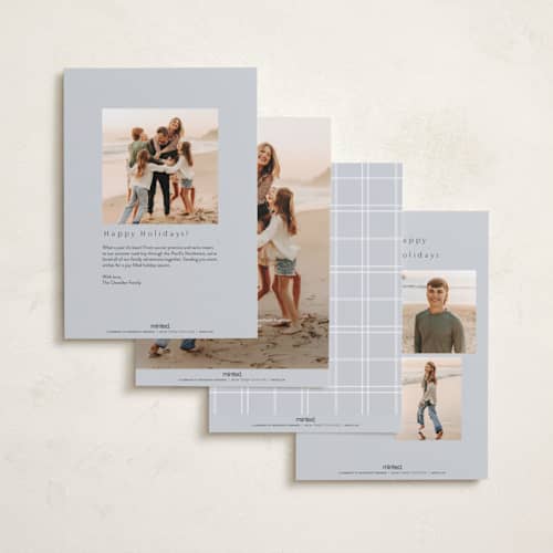This is a cloud thanksgiving cards invitations with standard by Nicole Walsh called minimal edge printing on recycled smooth signature in standard