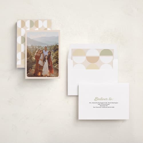 This is a buttercream thanksgiving cards invitations with standard by Morgan Kendall called vintage postcard printing on recycled smooth signature in standard
