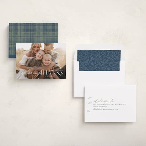 This is a alabaster thanksgiving cards invitations with standard by Cindy Reynolds called the giving season printing on recycled smooth signature in standard