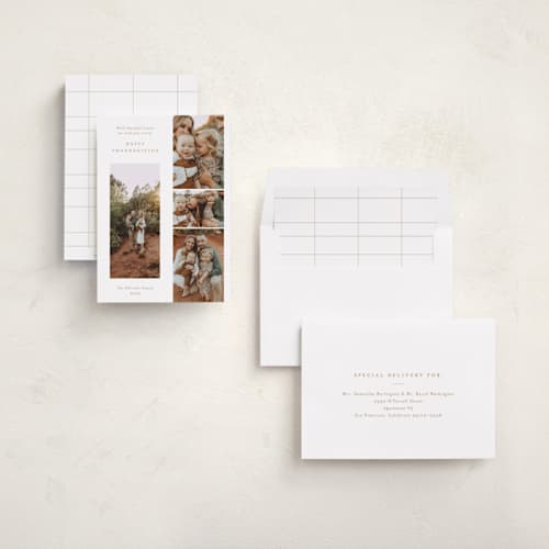 This is a pumpkin spice thanksgiving cards invitations with standard by Blustery August called truly printing on recycled smooth signature in standard