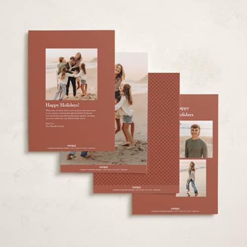 This is a marshmallow thanksgiving cards invitations with standard by Lea Delaveris called thankful printing on recycled smooth signature in standard