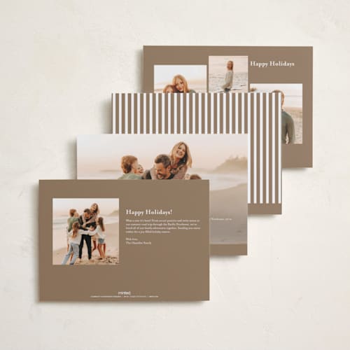 This is a powder thanksgiving cards invitations with standard by Sara Hicks Malone called grateful moments printing on recycled smooth signature in standard