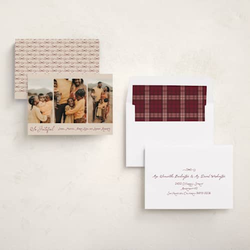 This is a mulled wine thanksgiving cards invitations with standard by Jenna Holcomb called thanksgiving trio printing on signature in standard