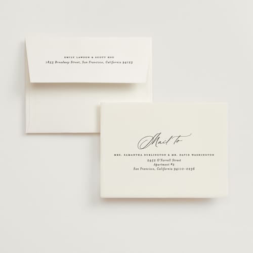 This is a cotton wedding thank you cards with standard by Carolyn Nicks called kinkaid printing on strathmore in standard