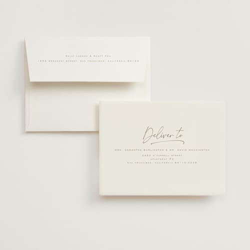 This is a chiffon wedding thank you cards with standard by Orasie called full photo printing on strathmore in standard